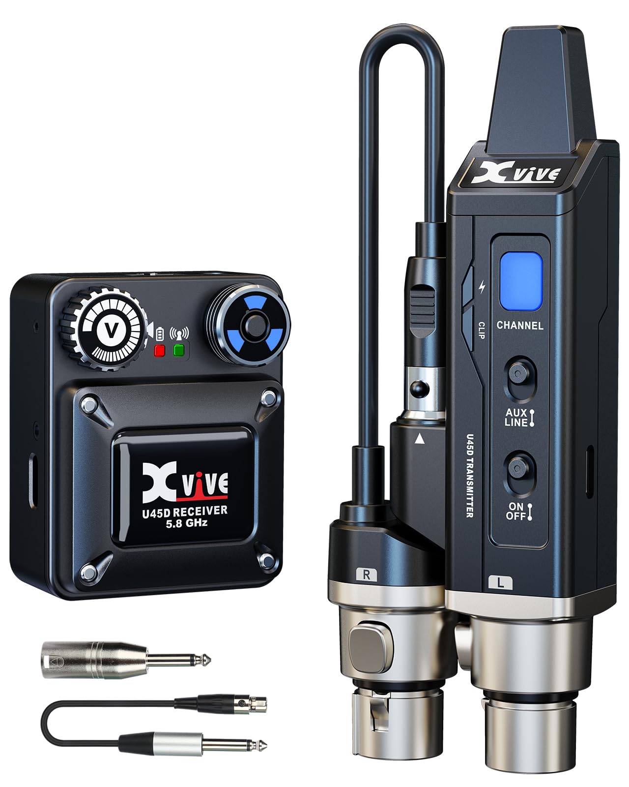 Amazon.com: Xvive U45D Stereo Wireless in Ear Monitor System for